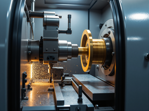 精密工业机械设备产品设计，金属材质表面，现代工业风格，专业工程环境